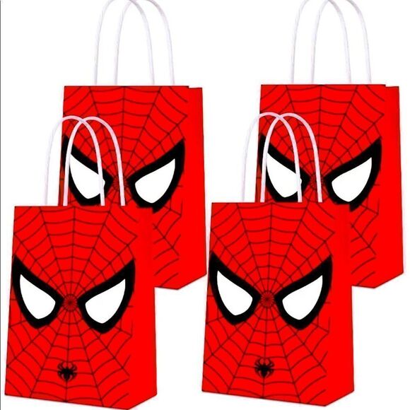 Superhero Spider Hero party bags set of 16 NWT - Picture 1 of 5